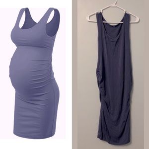 Maternity Med. Sleeveless Bodycon Summer Dress